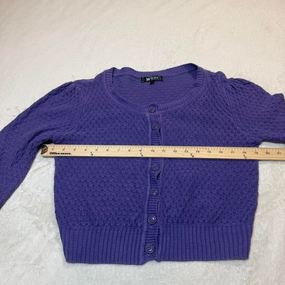 purple cardigan - Picture 4 of 5